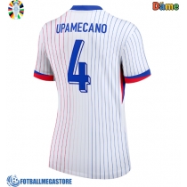 Fotballdrakt Dame Frankrike Dayot Upamecano #4 Bortedrakt EM 2024 Kortermet